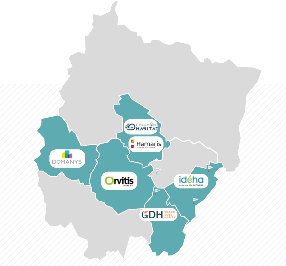 Carte des membres du GIE numelians